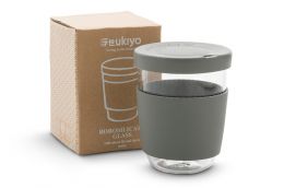 Ukiyo Glas mit Silikondeckel