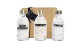 Wellmark Just Relax 3-teiliges Badesalz-Set, 200 ml