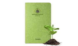 Notizbuch mit Samen