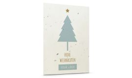 Samenpapier Weihnachtskarte 'Klassisch'
