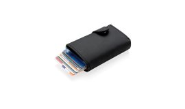 Aluminium RFID Kartenhalter mit PU-Börse